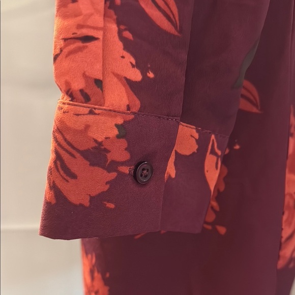 Joe Fresh Floral Long Sleeve Dress with attached belt. Size L. - Picture 8 of 14